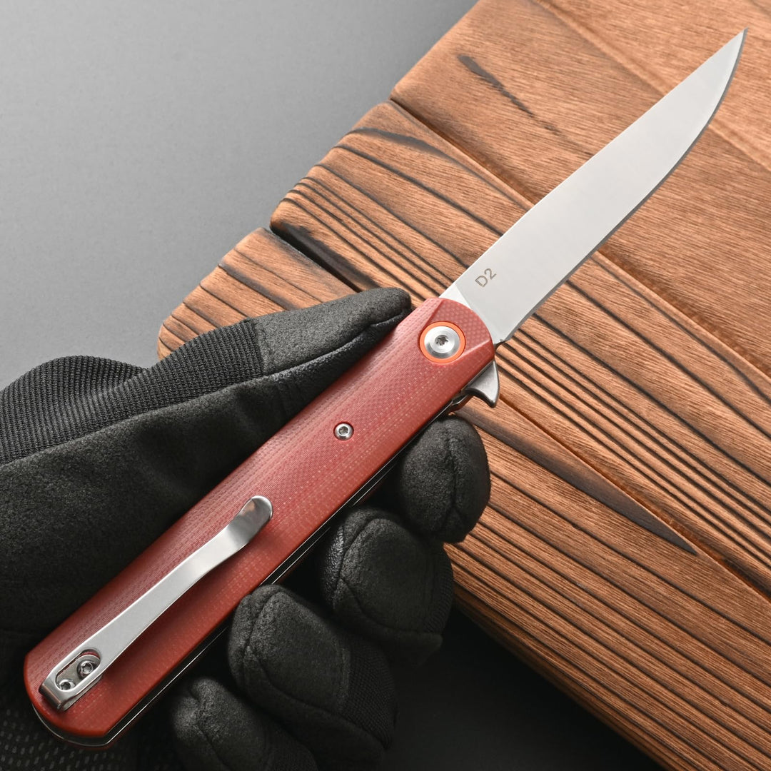 CCFFCC Folding Knife, Brown
