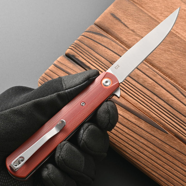 CCFFCC Folding Knife, Brown