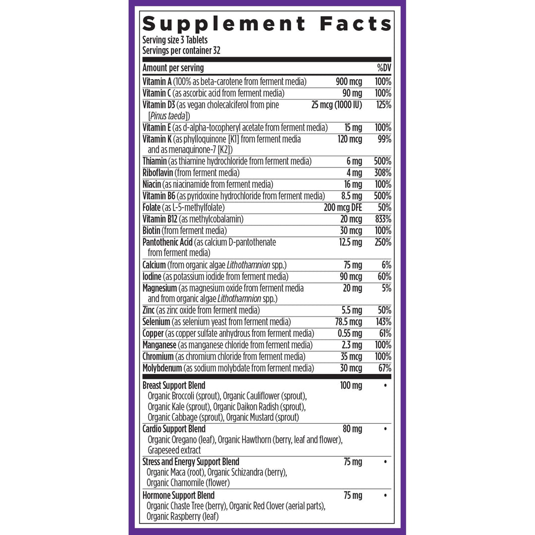 New Chapter Women's Multivitamin 40 Plus, Berry, 96 Count
