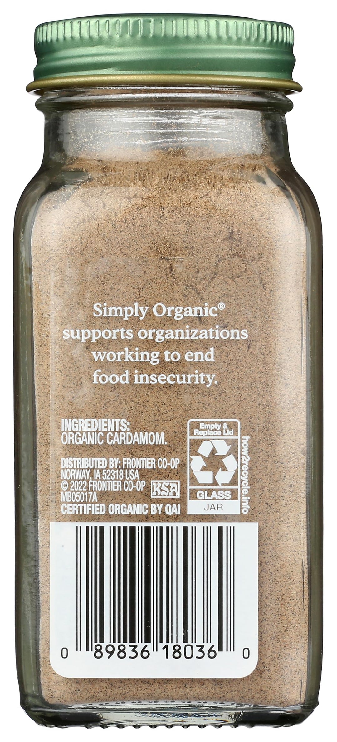 Simply Organic Cardamom, 2.82 oz
