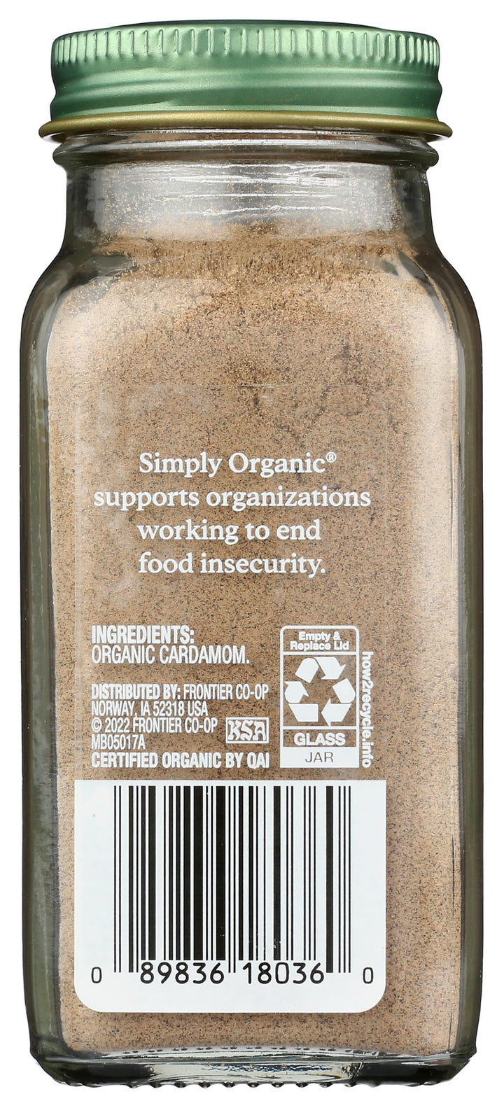 Simply Organic Cardamom, 2.82 oz
