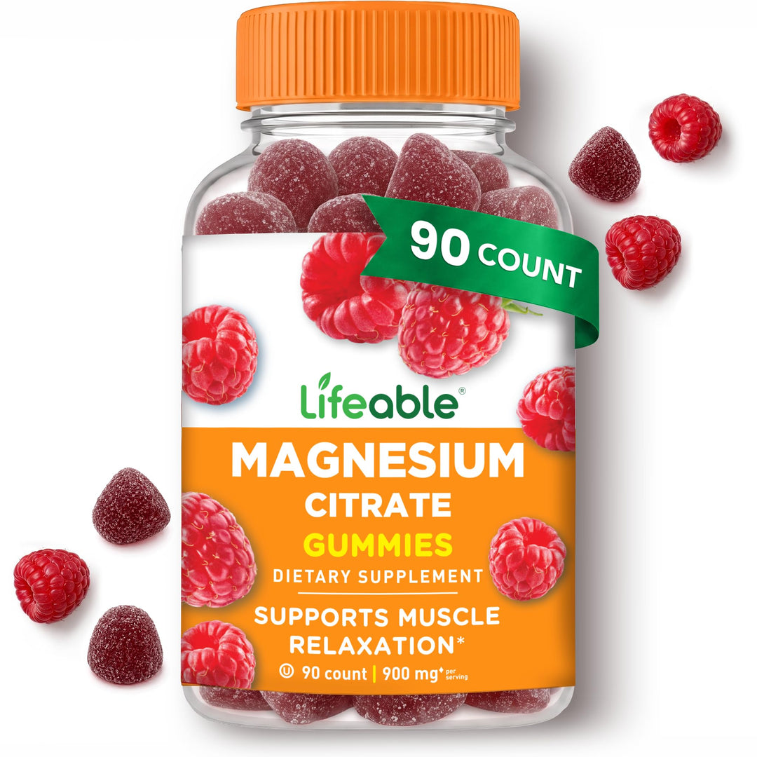 Lifeable Magnesium Citrate Gummies, 900 mg, 90 Count