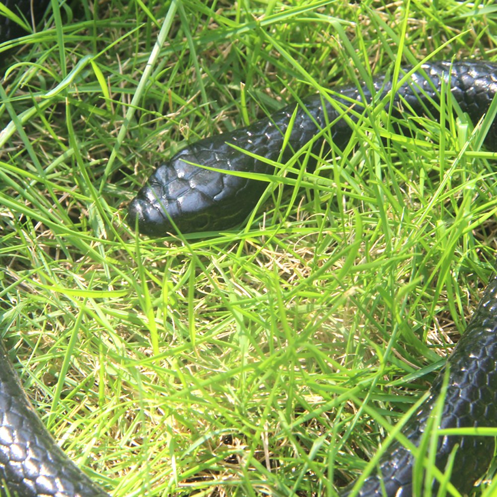 NAKIMO Realistic Rubber Snake Toy, 50 in
