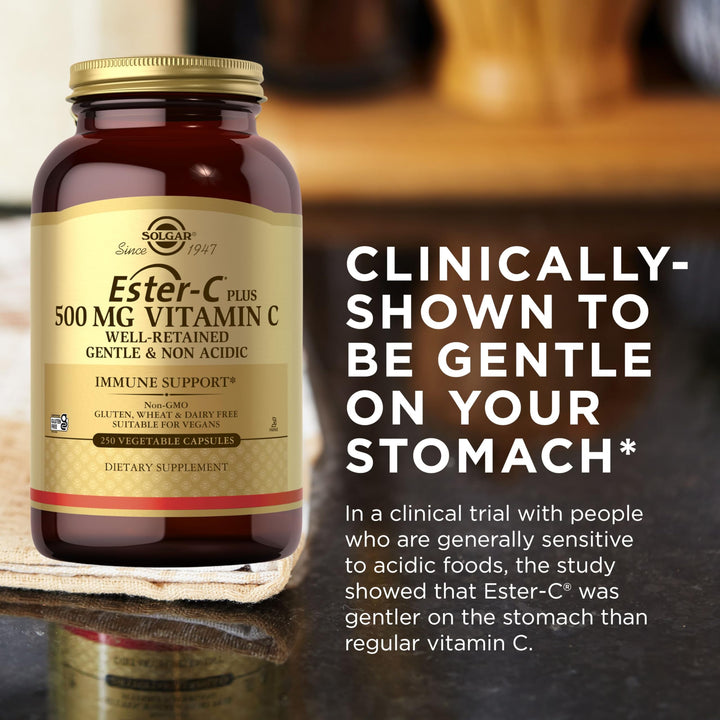 Solgar Ester-C Plus Vitamin C 500 mg, 250 Count