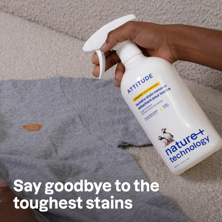 ATTITUDE Laundry Stain Remover, Citrus Zest, 800 ml