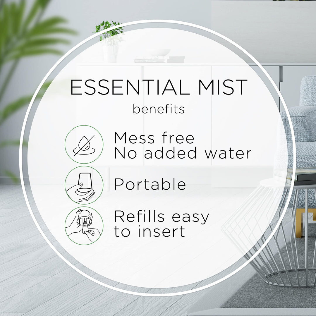 Air Wick Essential Mist Diffuser Oil Refill, Happiness, 1 Count