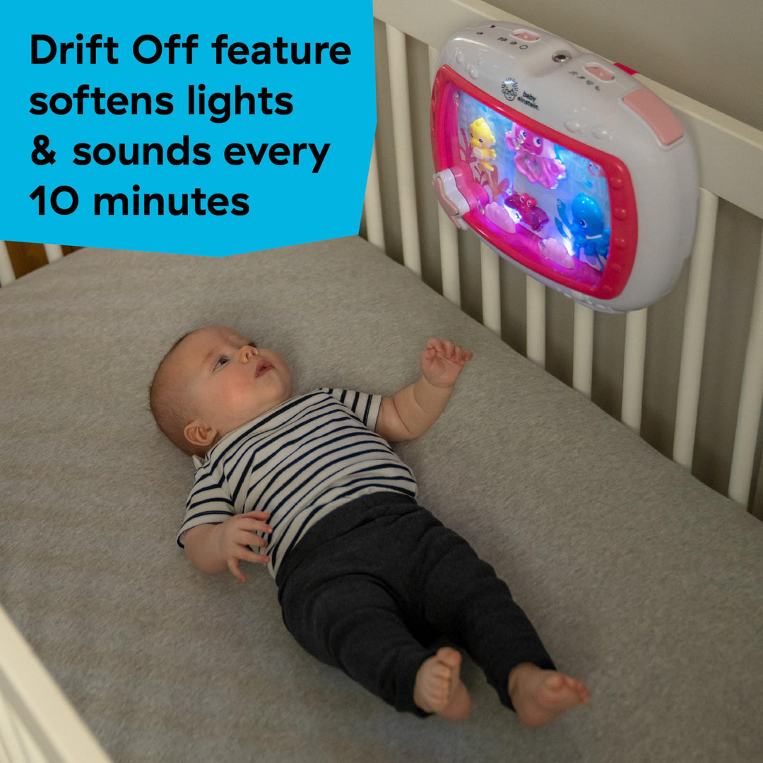 Baby Einstein Sea Dreams Soother Musical Crib Toy And Sound Machine, Pink