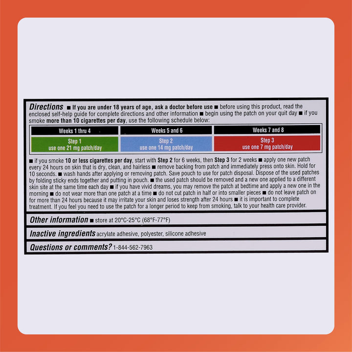 RUGBY LABORATORIES Clear Nicotine Patches, 14 mg, 14 Count