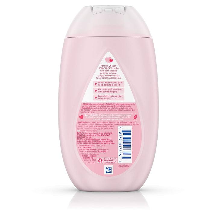 Johnson's & Johnson's Moisturising Baby Lotion, Coconut Oil, 500 ml