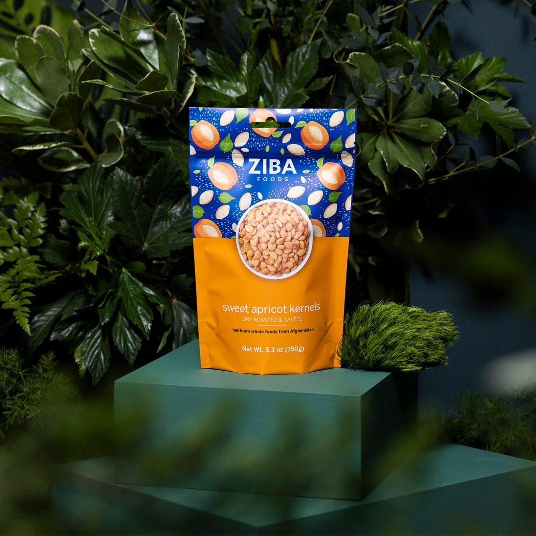 Ziba Sweet Apricot Kernels, Dry Roasted and Salted, 150 g