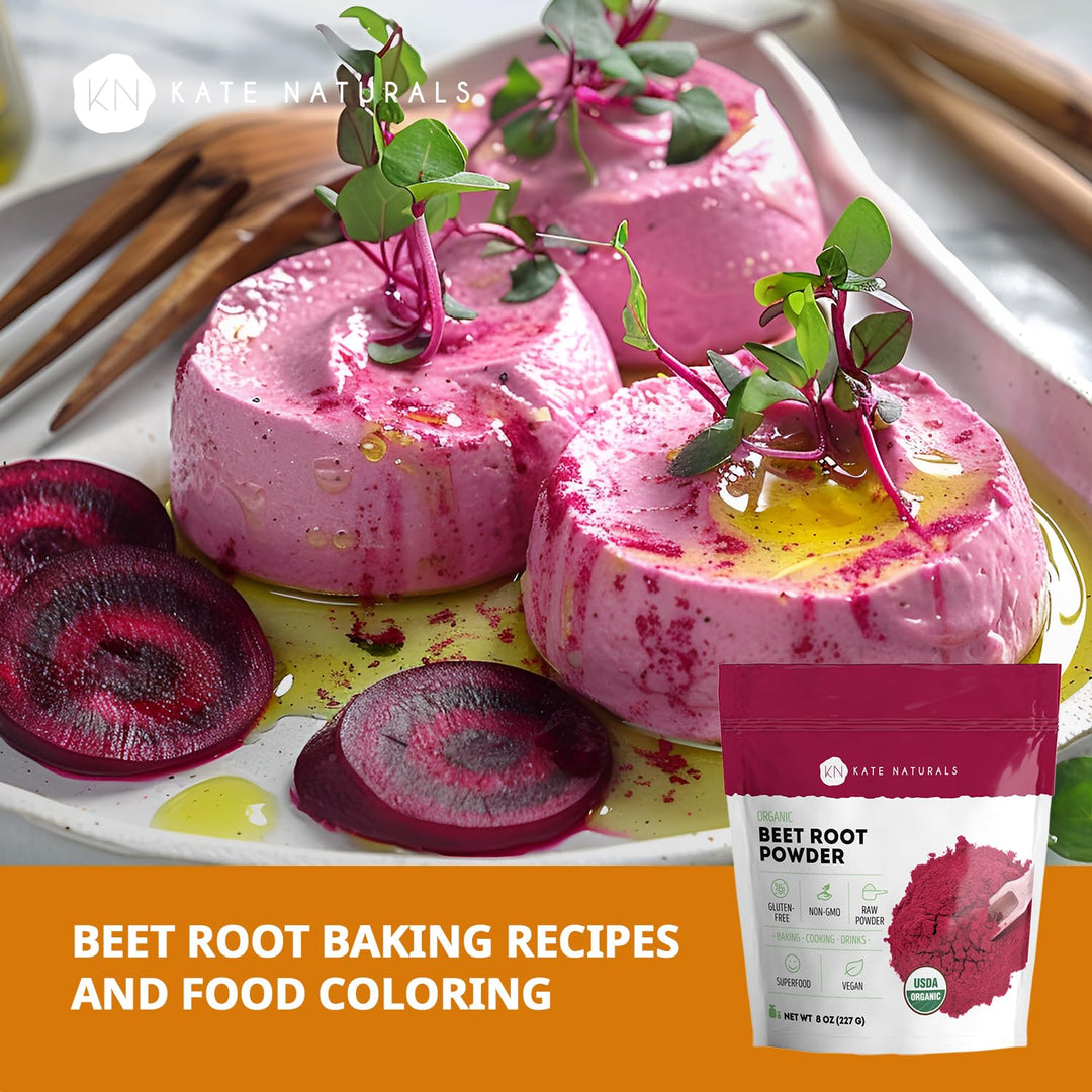 Kate Naturals Organic Beet Root Powder, 8 oz