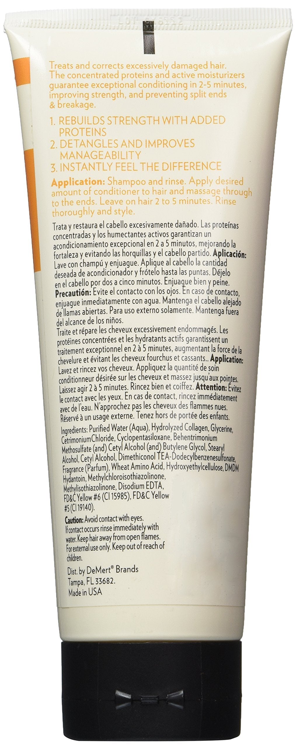 Hi-Pro-Pac Extremely Damaged Hair Repair Intense Protein Hair Treatment, 8 fl oz