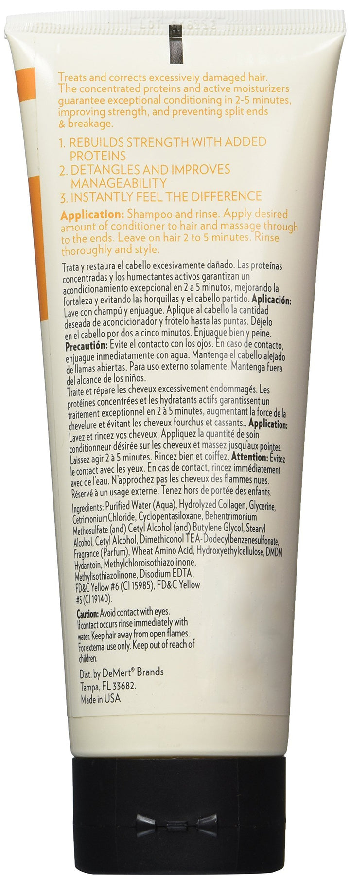 Hi-Pro-Pac Extremely Damaged Hair Repair Intense Protein Hair Treatment, 8 fl oz