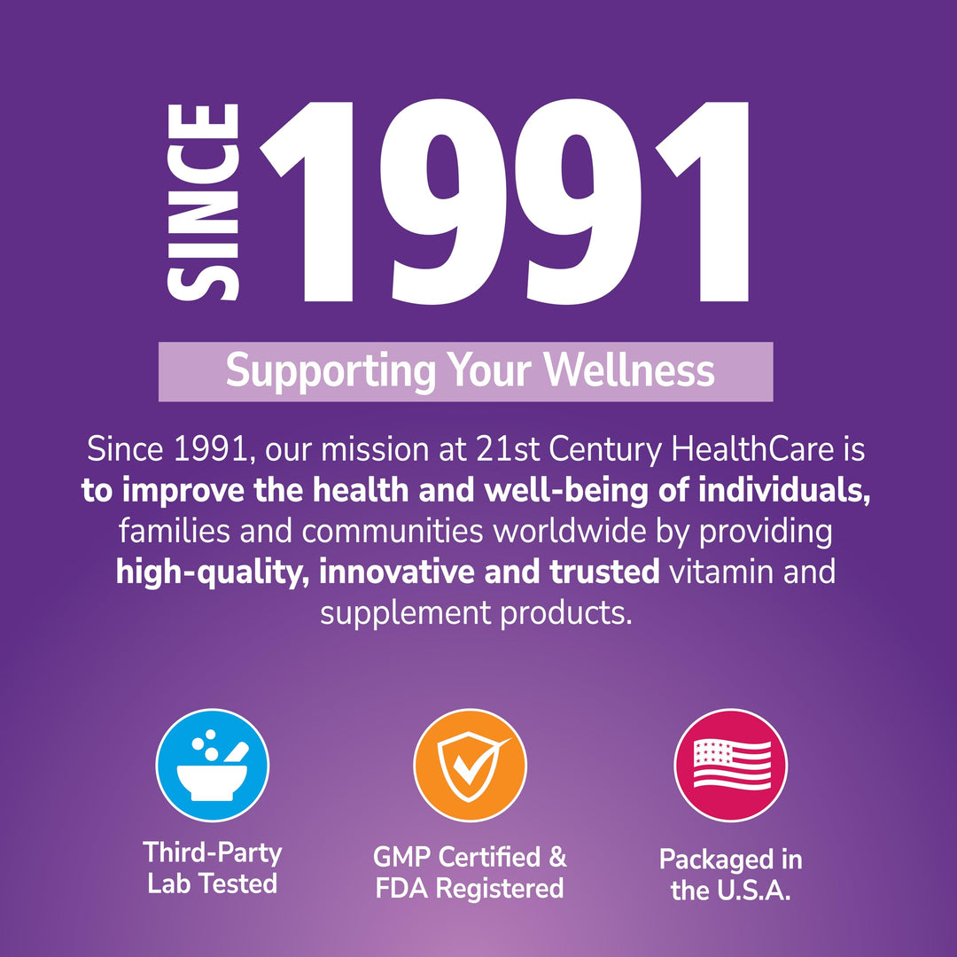 21st Century DHEA Dietary Supplement, 25 mg, 90 Count