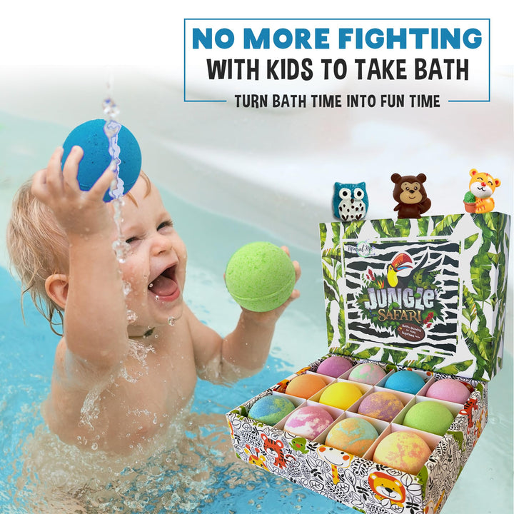 Mineral Me California Bath Bombs with Surprise Inside, 12 Count