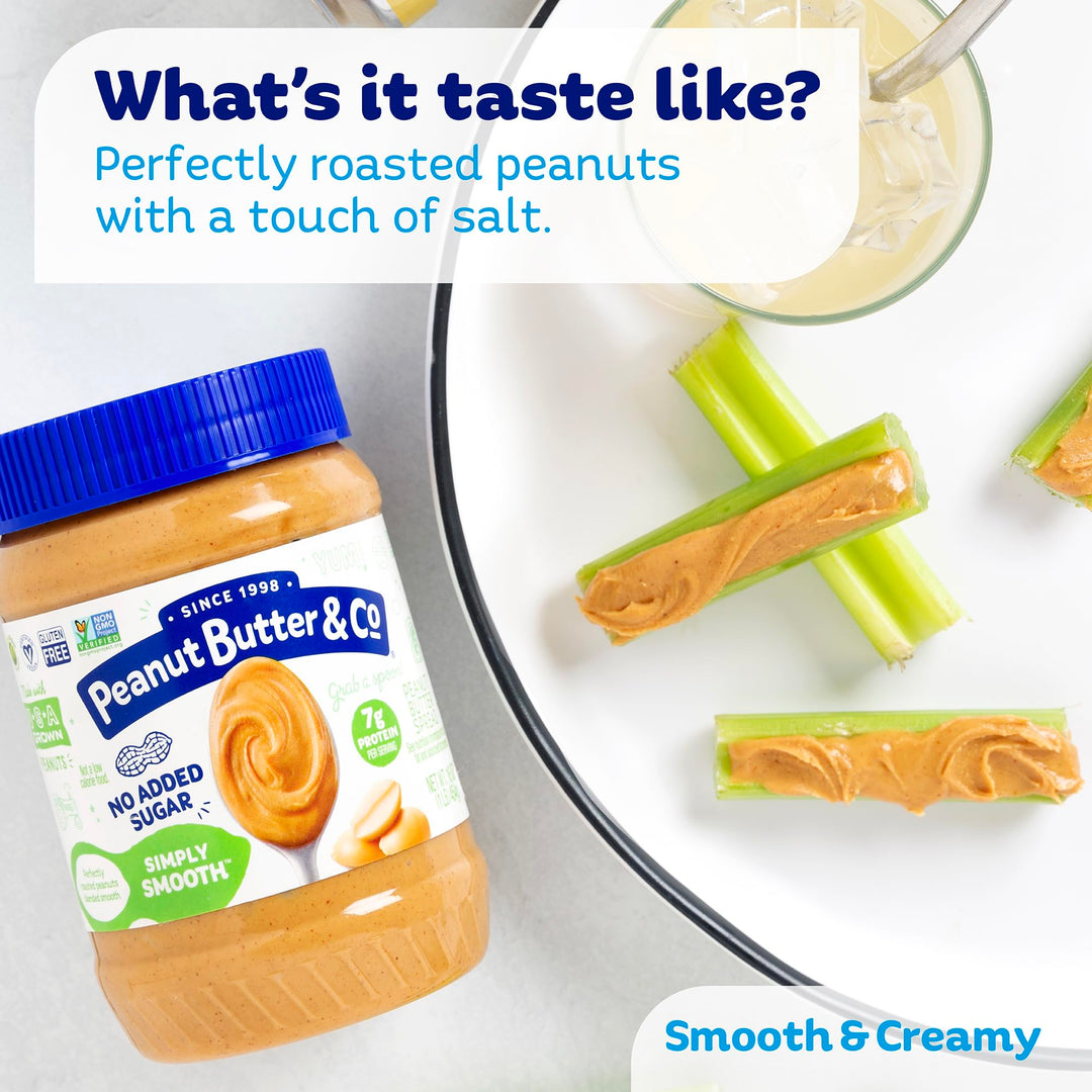 Peanut Butter & Co. Simply Smooth Peanut Butter Spread, 16 oz