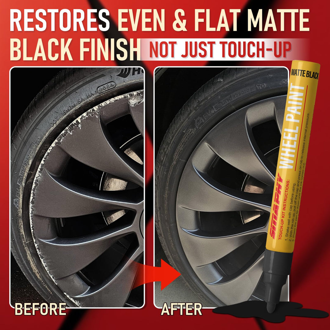 Smaphy Wheel Repair Kit, Matte Black