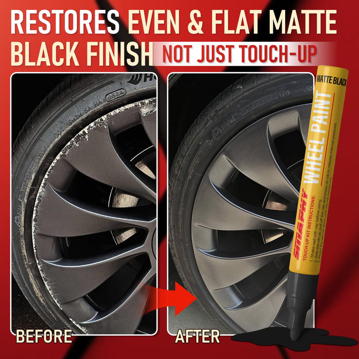 Smaphy Wheel Repair Kit, Matte Black