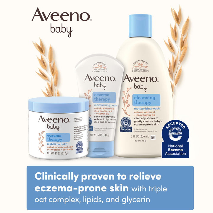 Aveeno Baby Eczema Therapy Moisturizing Cream, 12 fl oz