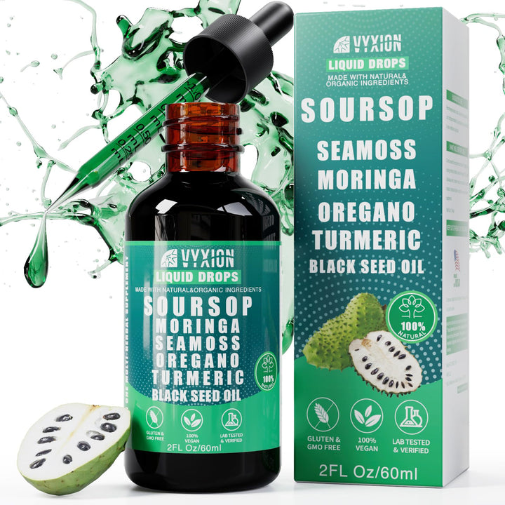 Vyxion Soursop Bitters Liquid Drops, 2 fl oz