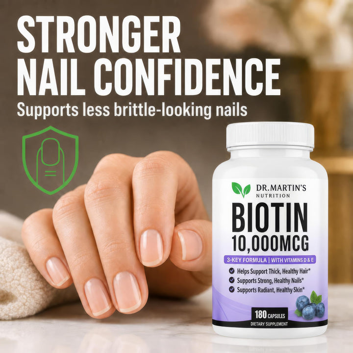 DR. MARTIN'S NUTRITION Biotin, 10000 mcg, 180 Count