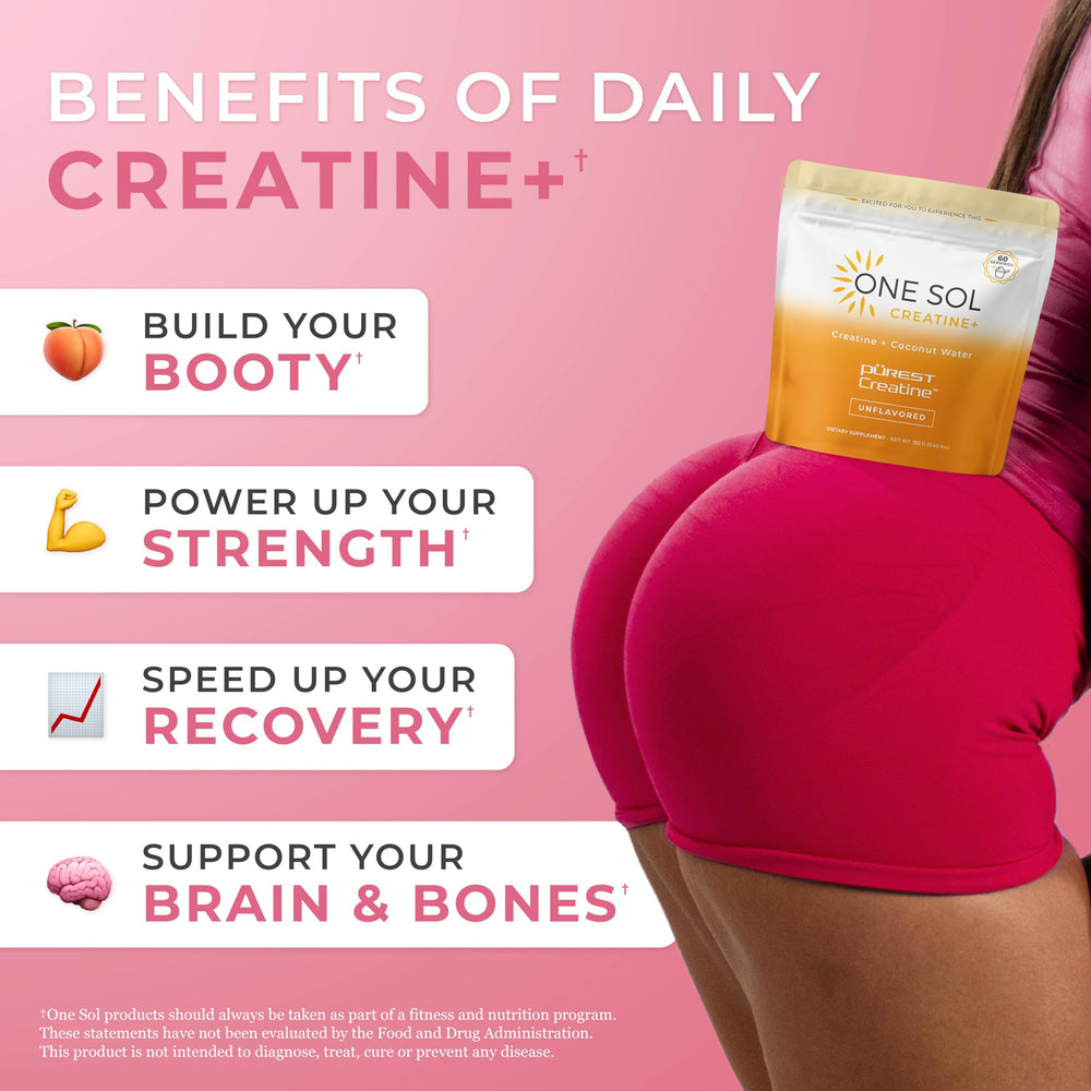 One Sol Women's Creatine, Unflavored, 60 Servings