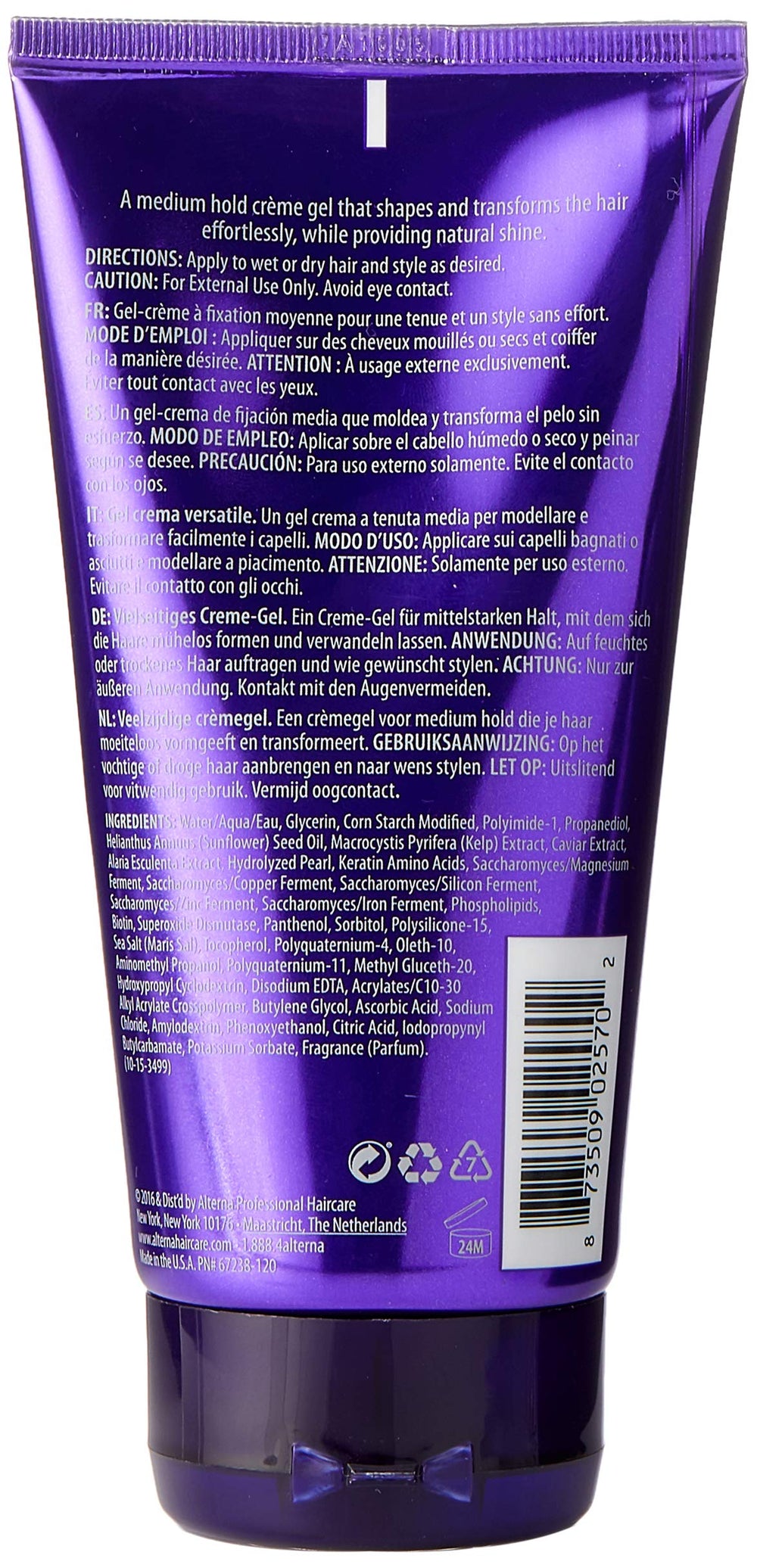 Alterna Caviar Style Luxe Shape Versatile Creme, 5 oz