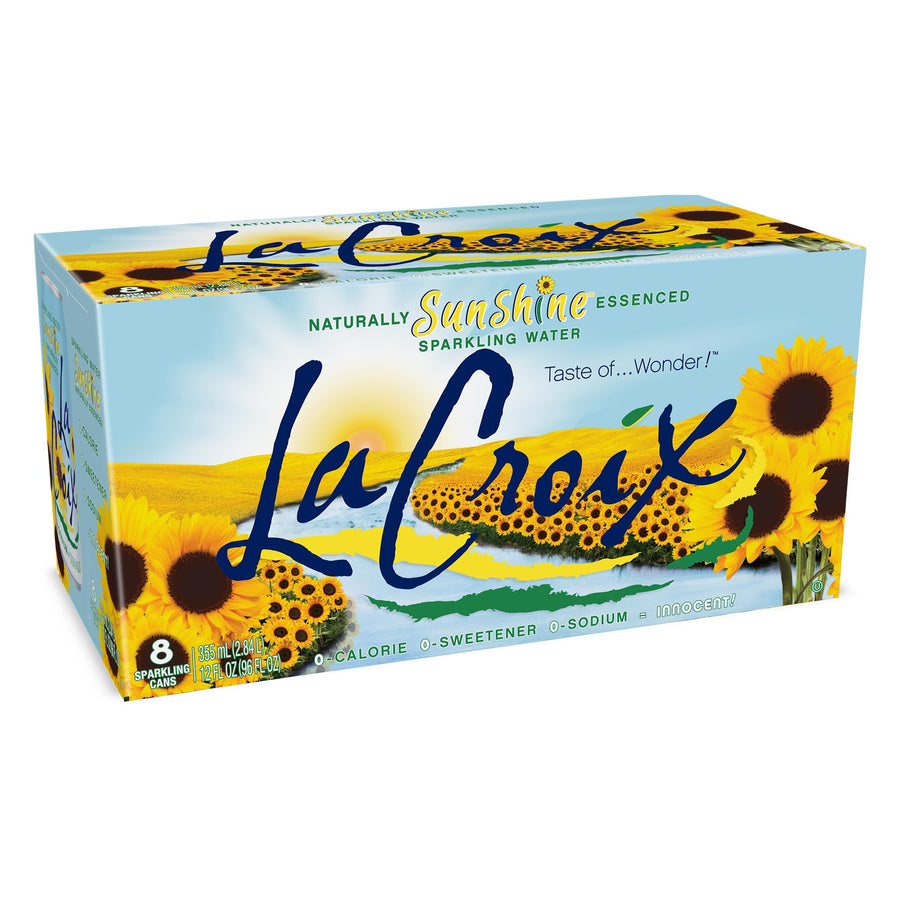 La Croix Sparkling Water, Sunshine, 8 Count