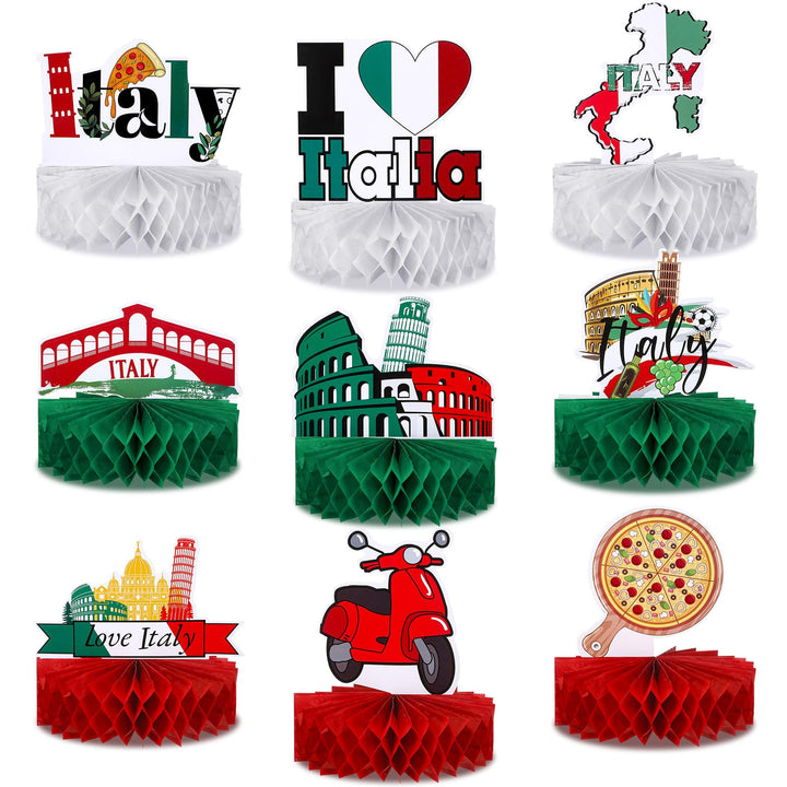 Spiareal Italy Party Decorations, 9 Count