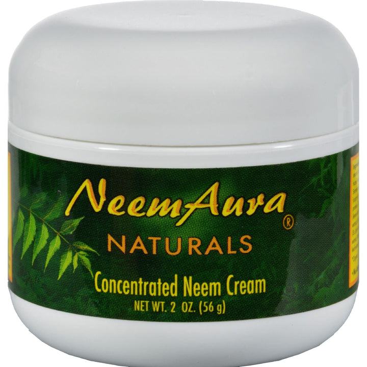 NEEMAURA Neem Cream With Aloe Vera, Therapeutic, 2 oz