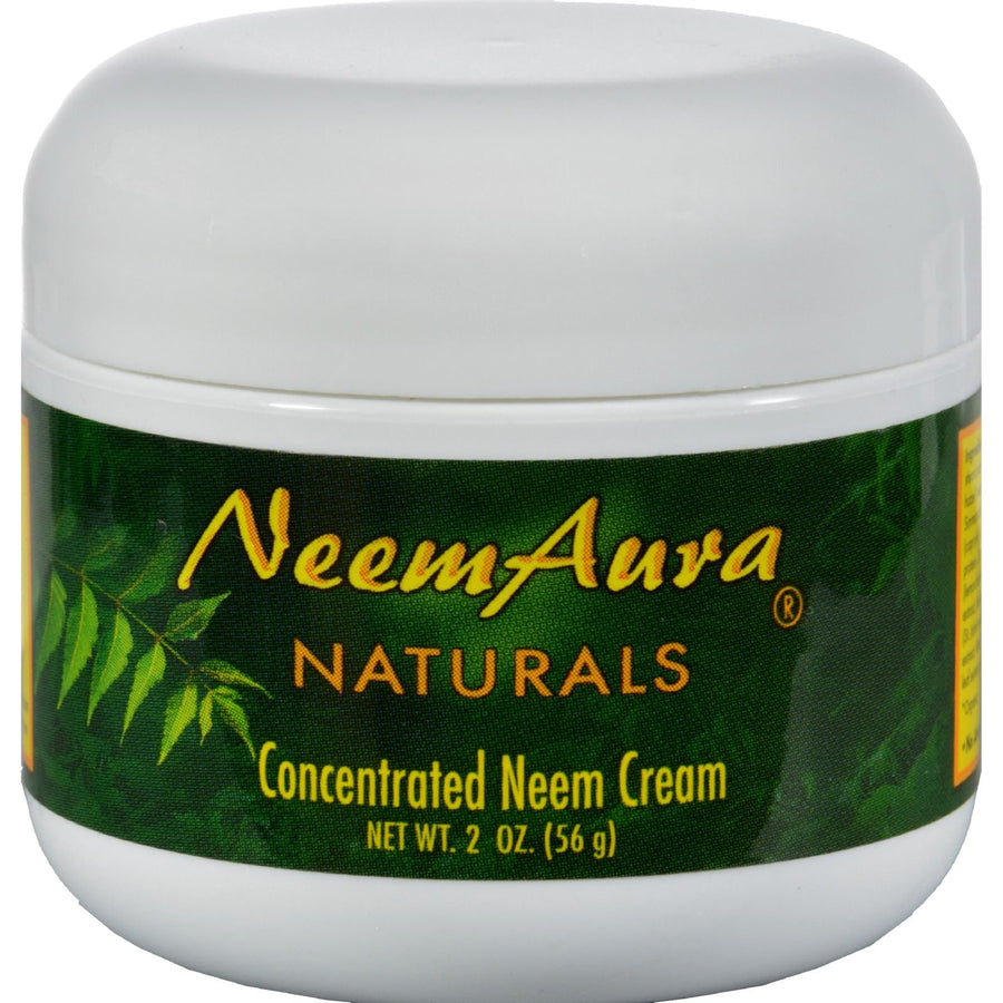 NEEMAURA Neem Cream With Aloe Vera, Therapeutic, 2 oz