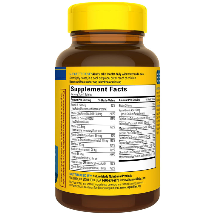 Nature Made Men's Multivitamin Tablets, 90 Count