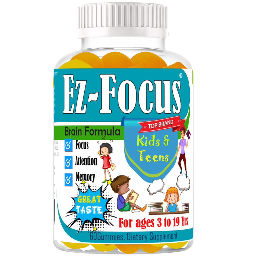 Celebrity LifeStyle Product Ez Focus Gummies, Kids Focus Supplement