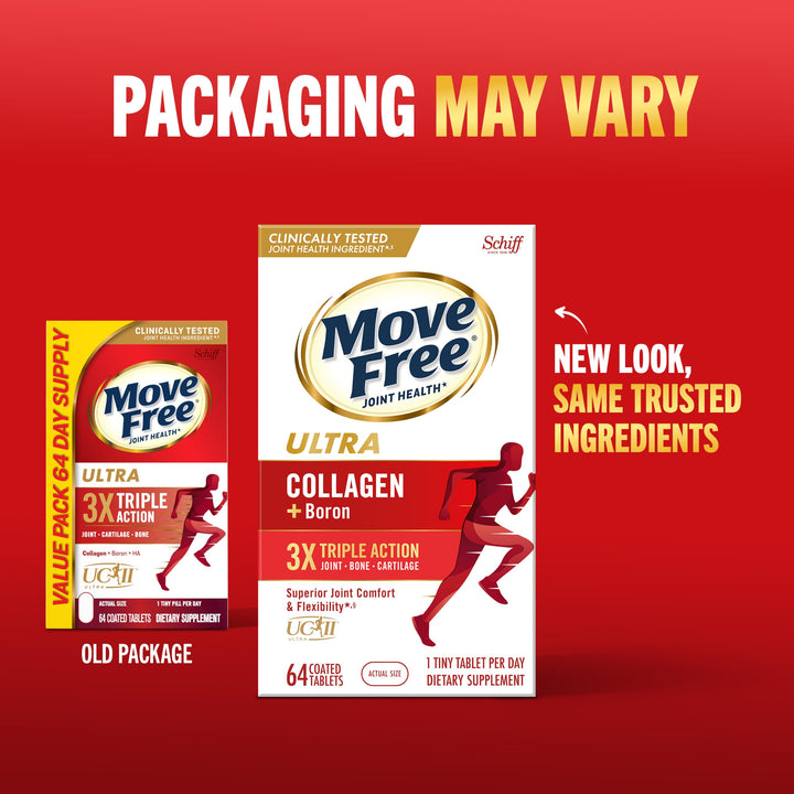 Move Free Ultra Triple Action Joint Support Supplement, 64 Count