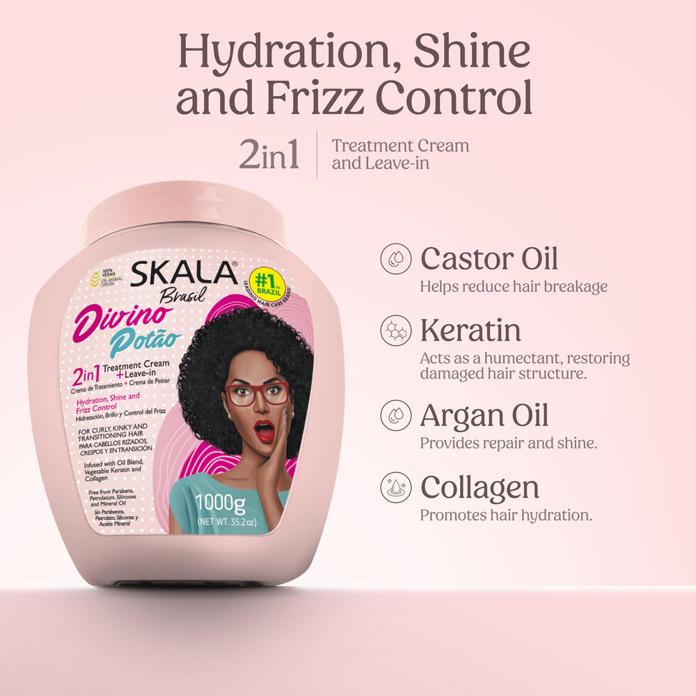 SKALA EXPERT Divino Potão 2-in-1 Treatment Cream, 35.3 oz