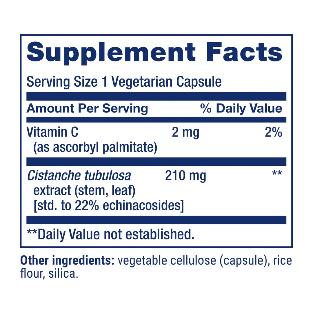 Life Extension Standardized Cistanche, 30 Count
