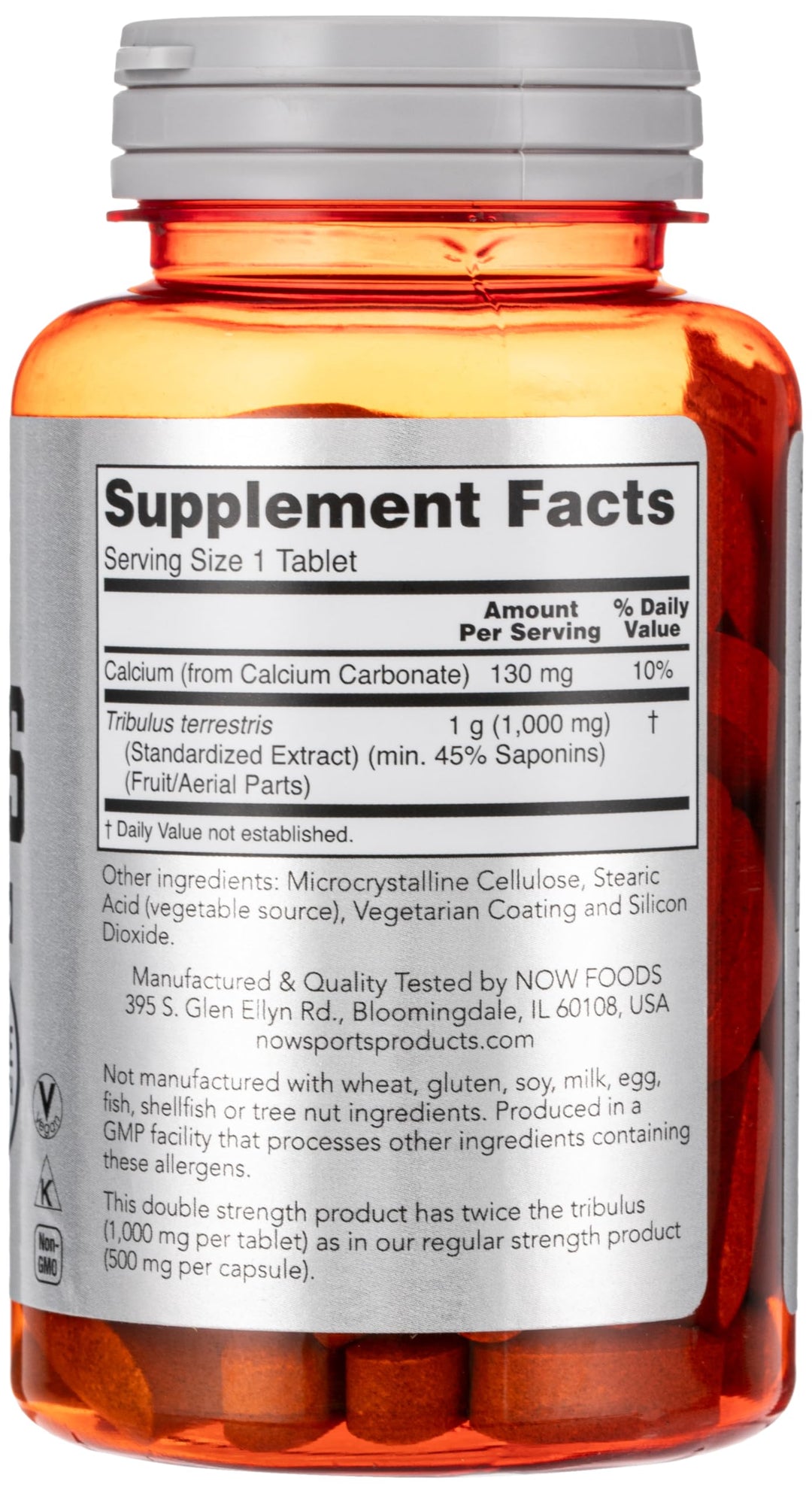 NOW Sports Tribulus, 1000 mg, 90 Count