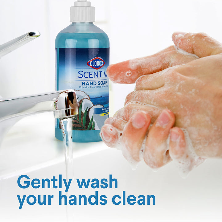 Clorox Scentiva Liquid Hand Soap, Pacific Breeze & Coconut, 14 oz