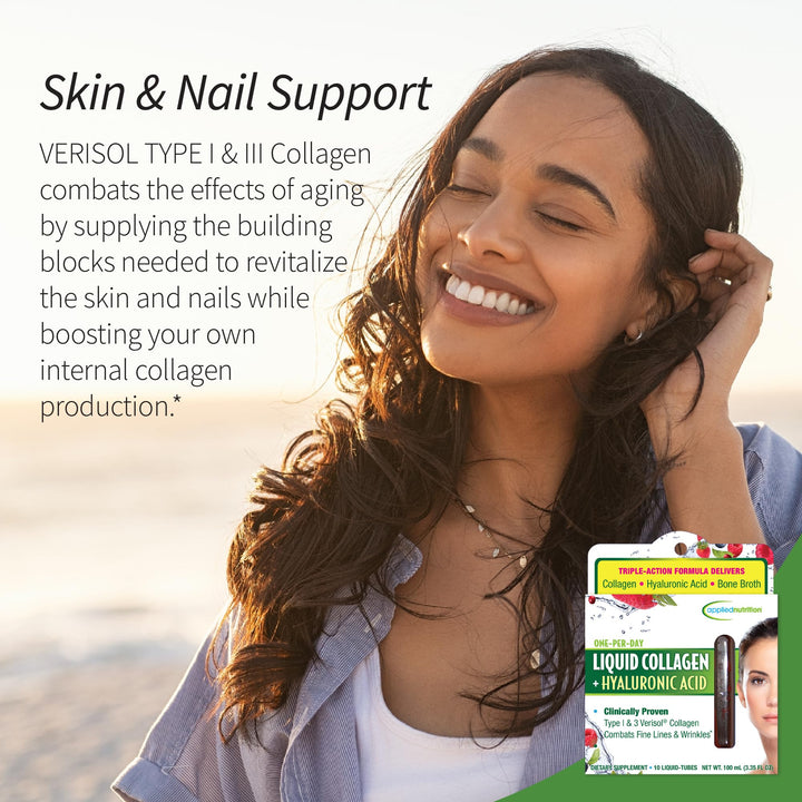 Applied Nutrition Liquid Collagen + Hyaluronic Acid Beauty Drink