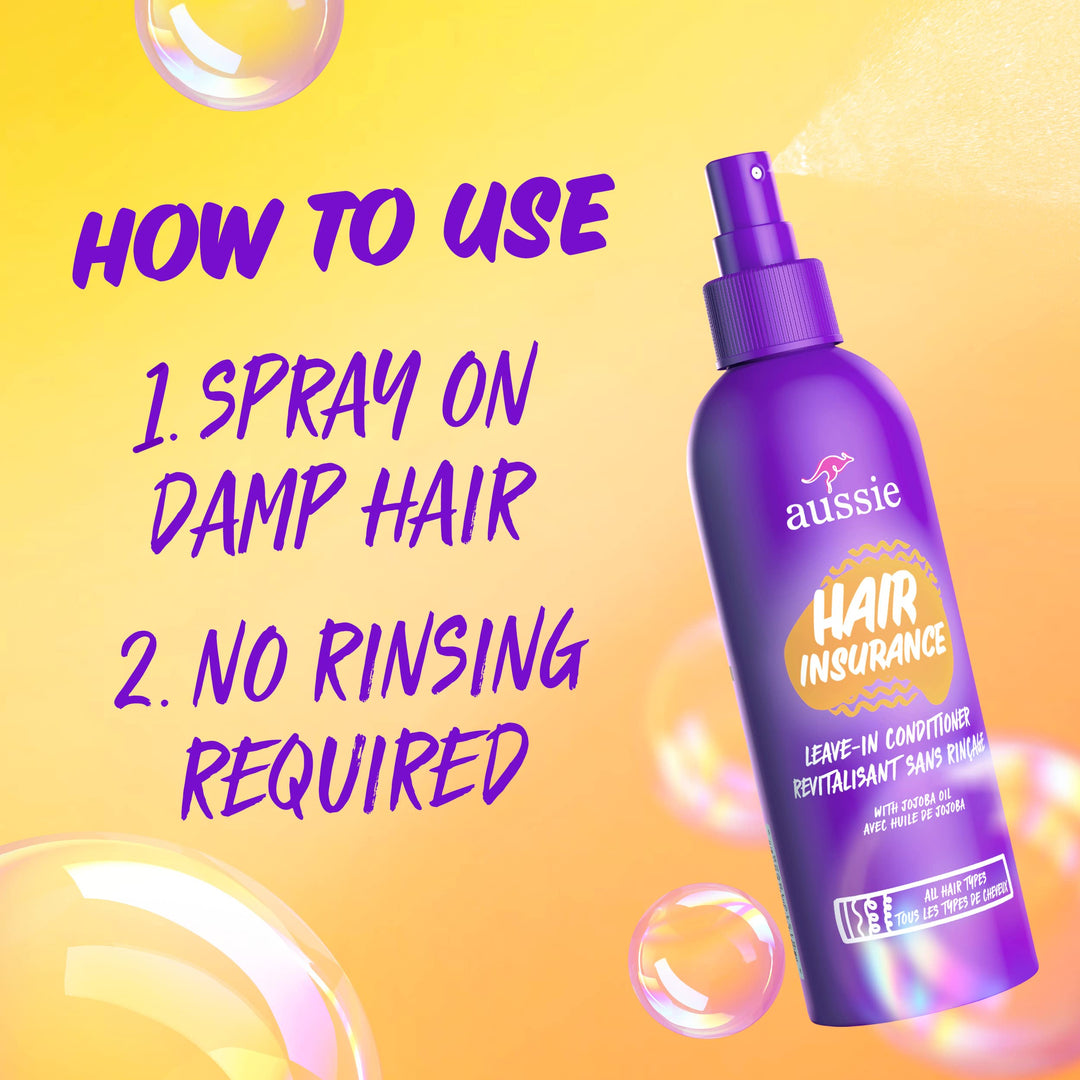 Aussie Hair Insurance Leave-In Conditioner, 8 fl oz
