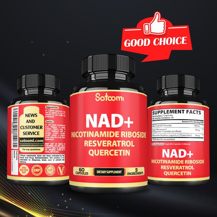 Satoomi NAD Supplement, 60 Count