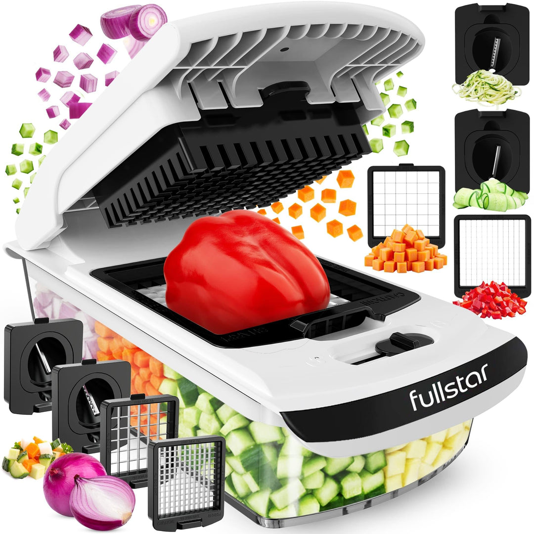 Fullstar Pro Original Vegetable Chopper And Spiralizer, All-in-1 Kitchen Tool