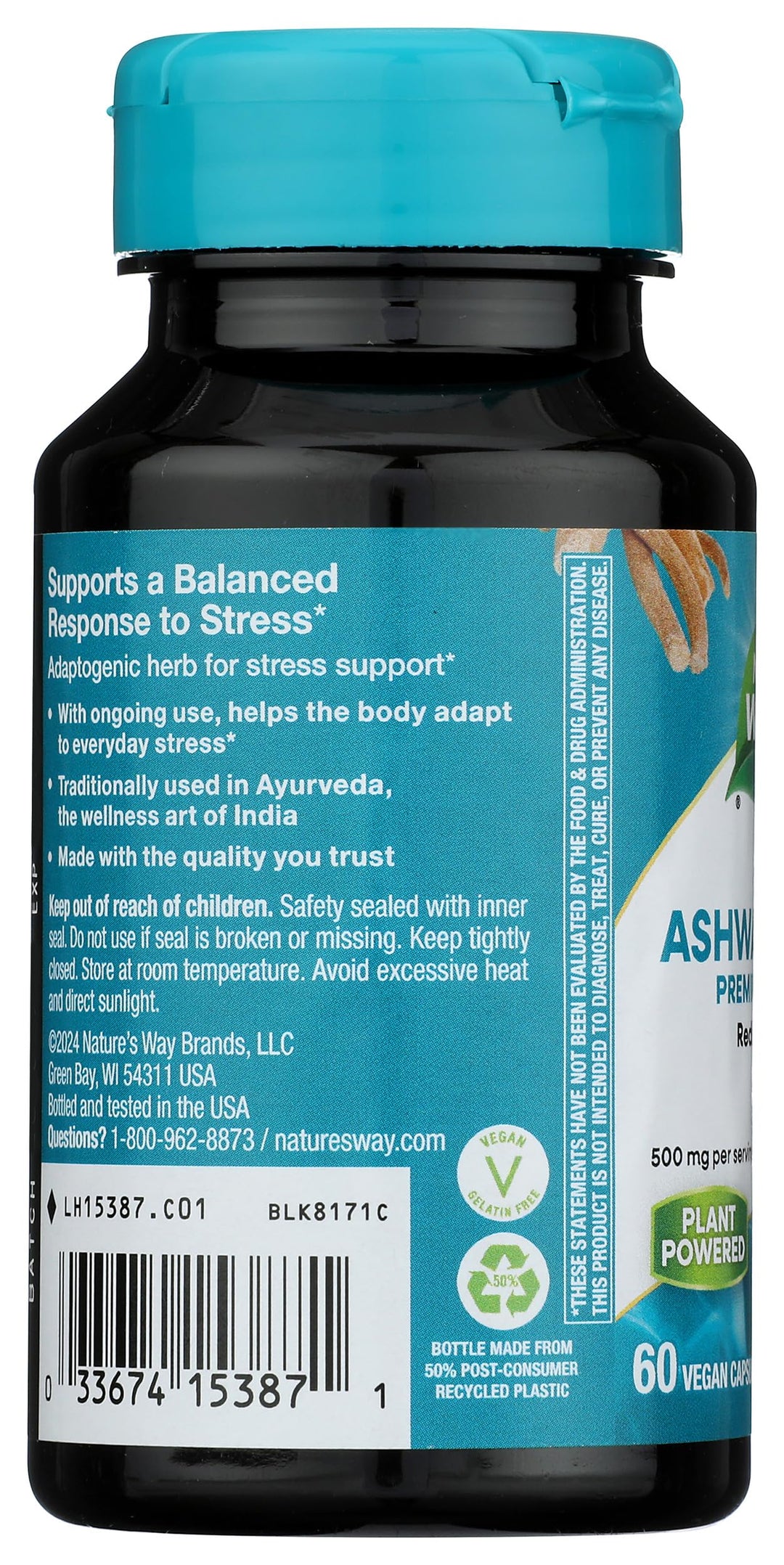 Nature's Way Ashwagandha Extract, 60 Count