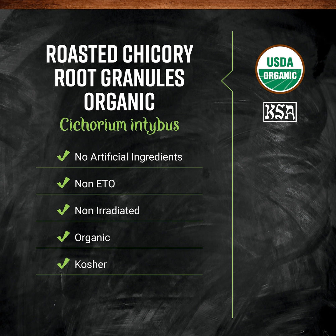 Frontier Herb Organic Roasted Chicory Root Granules, 1 lb