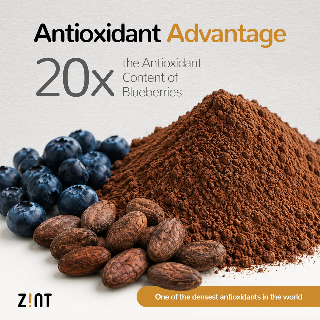 Zint Raw Organic Cacao Powder, Unsweetened, 8 oz