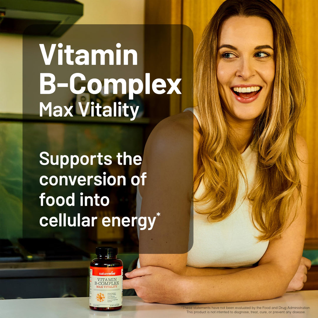 NatureWise Vitamin B Complex Softgels, 60 Count