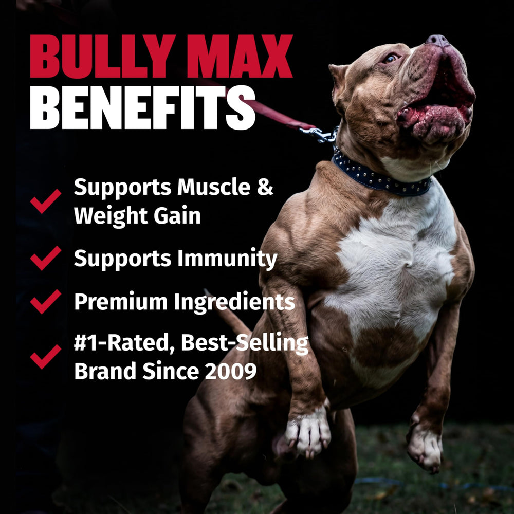 Bully Max Muscle Builder Chewable Tablets, 60 Count