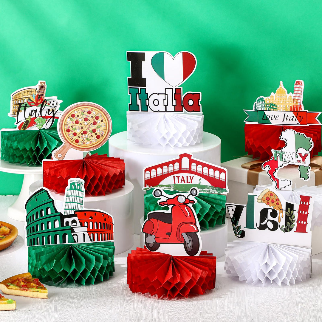 Spiareal Italy Party Decorations, 9 Count