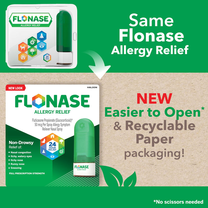 Flonase Allergy Relief Nasal Spray, 144 Sprays