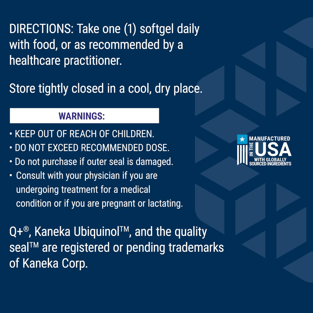 Life Extension Super Ubiquinol CoQ10 Softgels, 200 mg, 30 Count